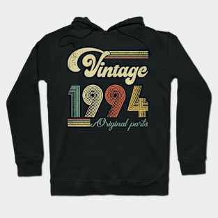 Retro Vintage 1994 30th Birthday Gift Men Women 30 Years Old Hoodie